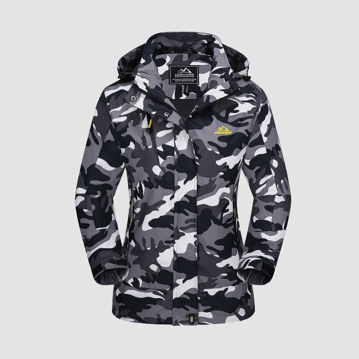 Women 3-in-1 Waterproof Winter Coat, Fleece Lined,Two-Piece Suit, Hooded Ski & Hiking Jacket